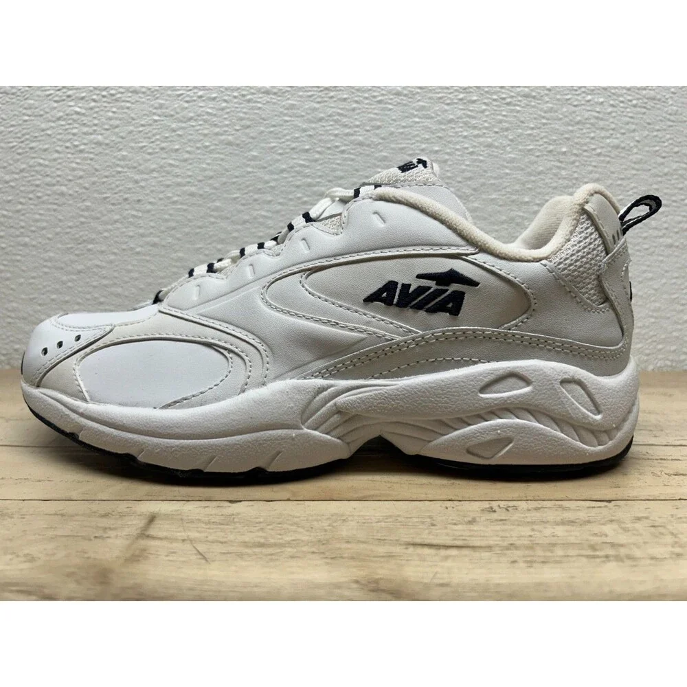 Vtg 2000s AVIA 2020WWD Women's Training Sneakers White Athletic Shoes Size 7